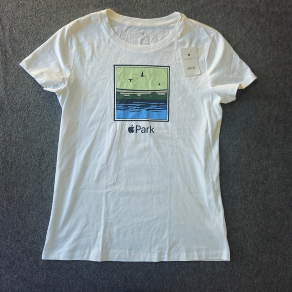Apple Tops - New! APPLE PARK Pond Shirt Visitor Center Exclusive Women Small Tech Nerd Casual